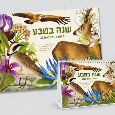 מארז לוח שנה תלוי ושולחני